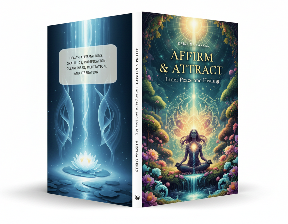 160 Affirmations for inner peace spiritual self-help book in English, 160 pages