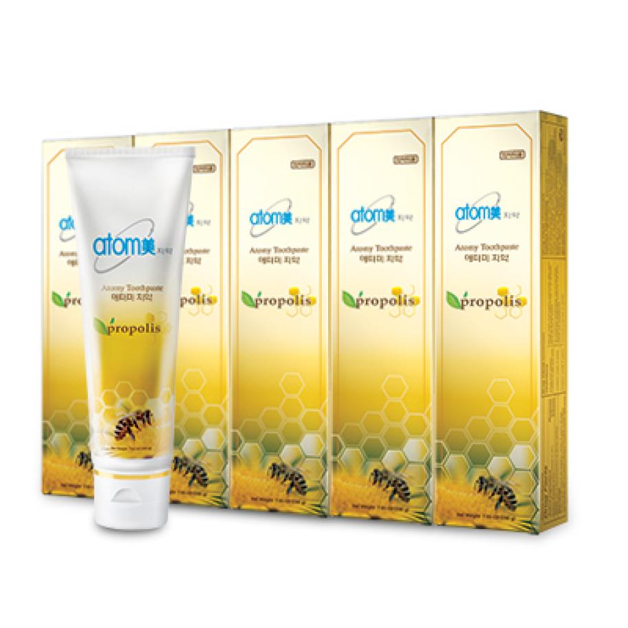 Pasta De Dientes Propolis Familiar 5 X 200g Cuidado Bucal Natural Y Efectivo - Cosmética Coreana Atomy