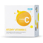 Vitamina C Atomy con 180g caja, 90 sobres de 2 g c/u. Antioxidante con 7 tipos de alimentos - Cosmética Coreana Atomy