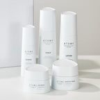 Línea The Fame de Set Facial Completo -40 Años The Fame: Tónico, Esencia, Loción, Crema Nutritiva y Contorno de Ojos - Cosmética Coreana Atomy