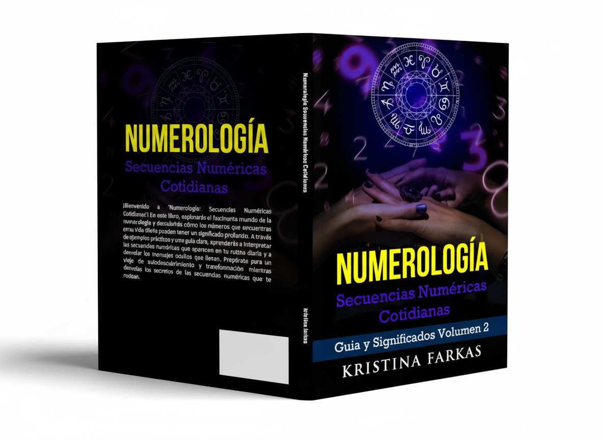 Numerología Vol. 2  guía de secuencias numéricas del 5000 al 9999, horas dobles y números en matrículas, formato A4