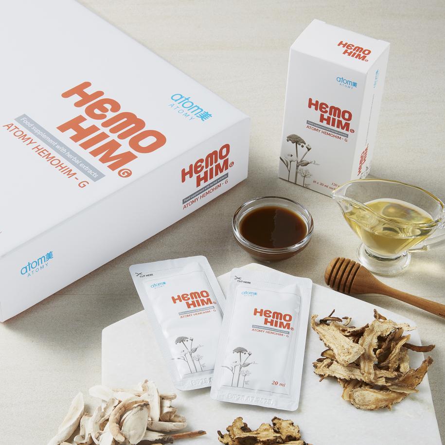 Suplemento Herbal Coreano Hemo HIM-G 60 sobres x 20ml Refuerzo Inmunológico y Energético - Cosmética Coreana Atomy