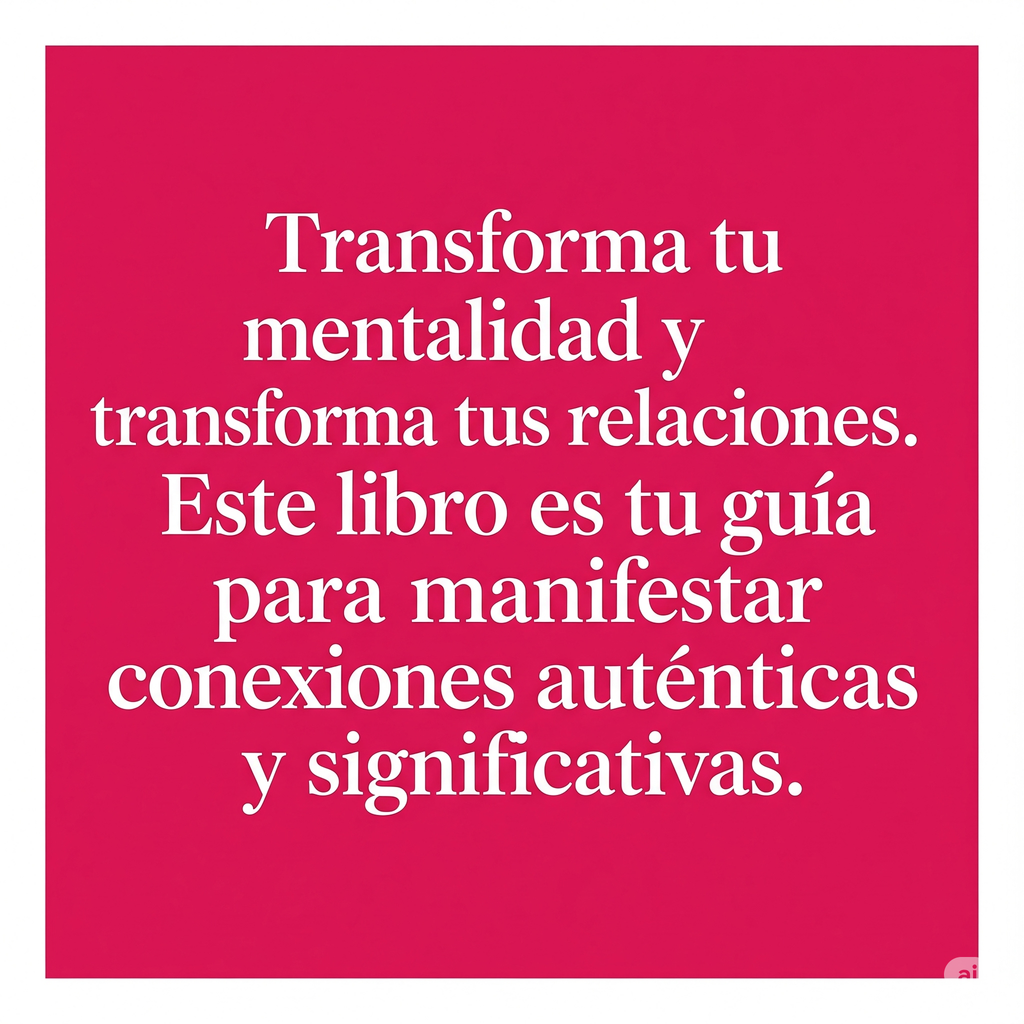 Afirma Tu Mente. Conexión y Relaciones