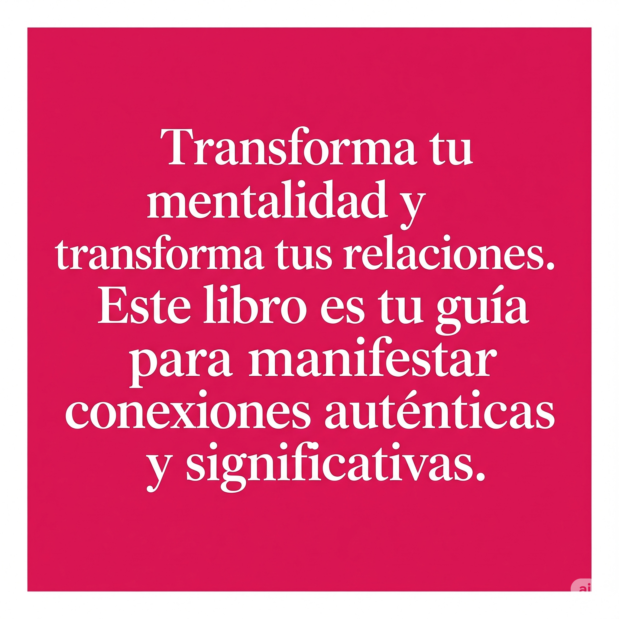 Afirma Tu Mente. Conexión y Relaciones