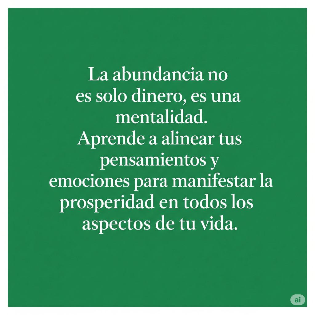 Afirma Tu Mente Abundancia Realización