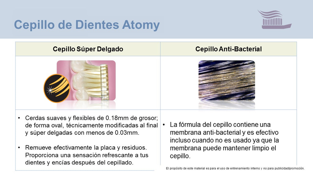 Set 8 Cepillos de Dientes Suaves, Cerdas Ultrasuaves para Encías Sensibles - presentación y envase del producto - Cosmética Coreana Atomy