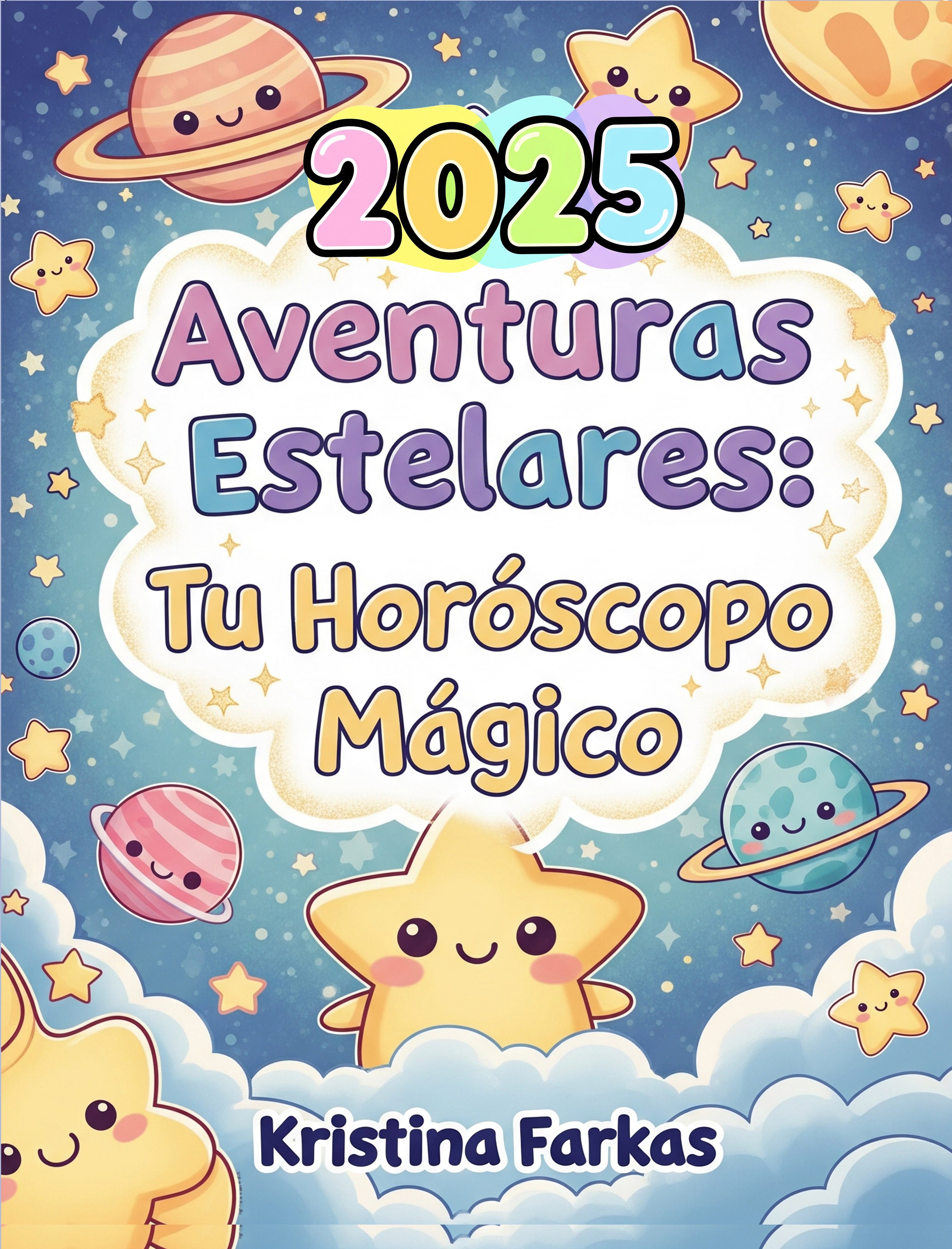 Aventuras estelares. Colorea Dibujos Kawaii