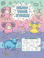 Aventuras Estelares. Colorea los Signos del Zodíaco. Dibujos Kawaii (Edición Español)