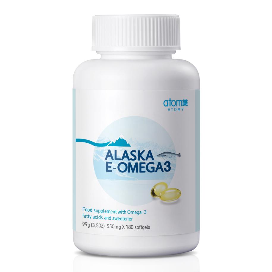 Suplemento natural Omega-3 con EPA y DHA, abadejo de Alaska, ideal para la salud cardiovascular y cerebral. - Cosmética Coreana Atomy