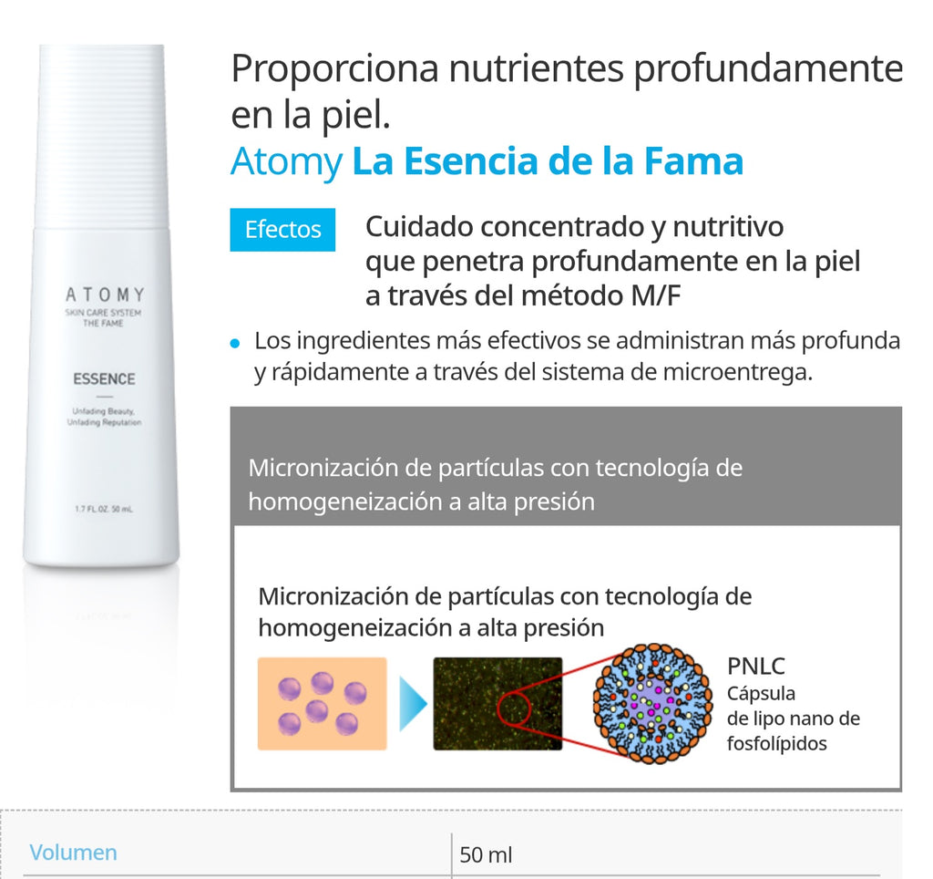 Set Facial Completo -40 Años The Fame: Tónico, Esencia, Loción, Crema Nutritiva y Contorno de Ojos (Cuidado Facial)