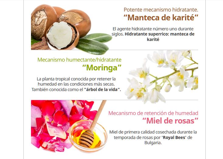 Ingredientes de Set Corporal Ultra Rico Gel de Ducha y Crema Corporal 350ml + 200ml, Piel Sensible - Cosmética Coreana Atomy