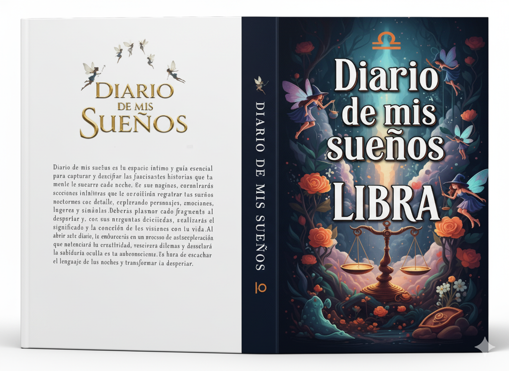 Diario de Sueños Nocturnos diario 30 días para interpretar sueños, sonambulismo y trastornos del sueño Libra