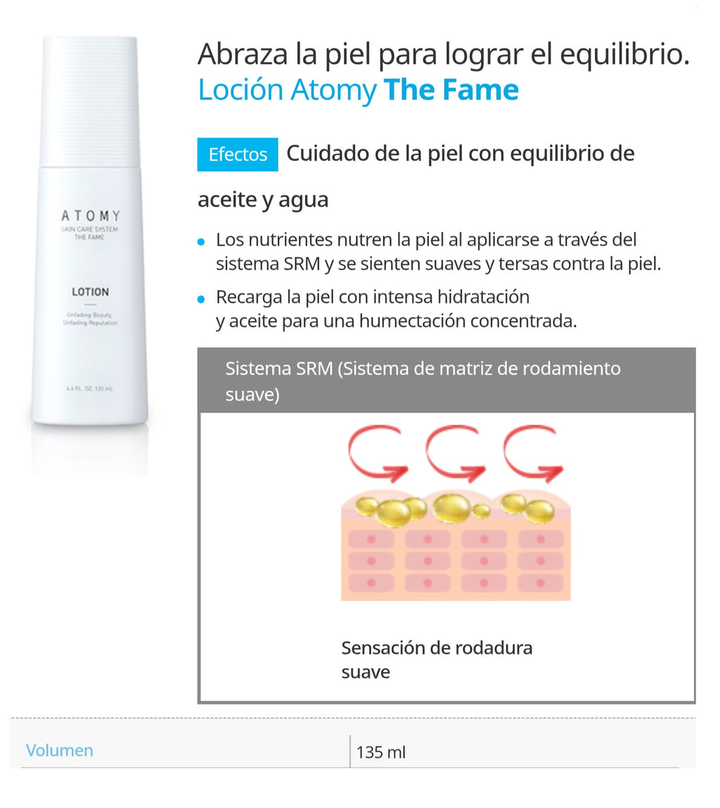 Set Facial Completo -40 Años The Fame: Tónico, Esencia, Loción, Crema Nutritiva y Contorno de Ojos (Cuidado Facial)