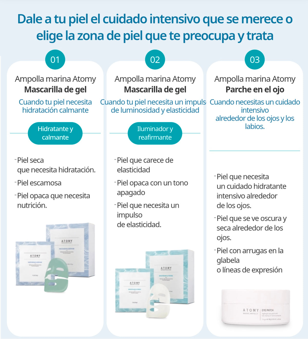 Mascarilla Diaria en Hoja 10 Sobres x 24g, con Colágeno, Péptidos y Ginseng (Cuidado Facial)