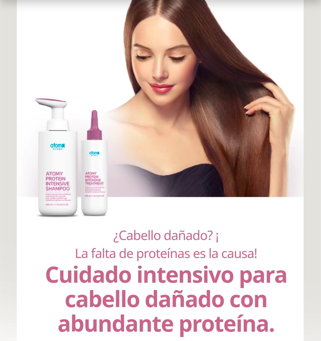 Tratamiento Reparador Capilar Protein Intensive 220 Ml - presentación y envase del producto - Cosmética Coreana Atomy