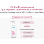 Champú Protein Intensive 400 Ml con Aloe Vera, Argán y Queratina, Cabello Tratado o Quebradizo - Cosmética Coreana Atomy