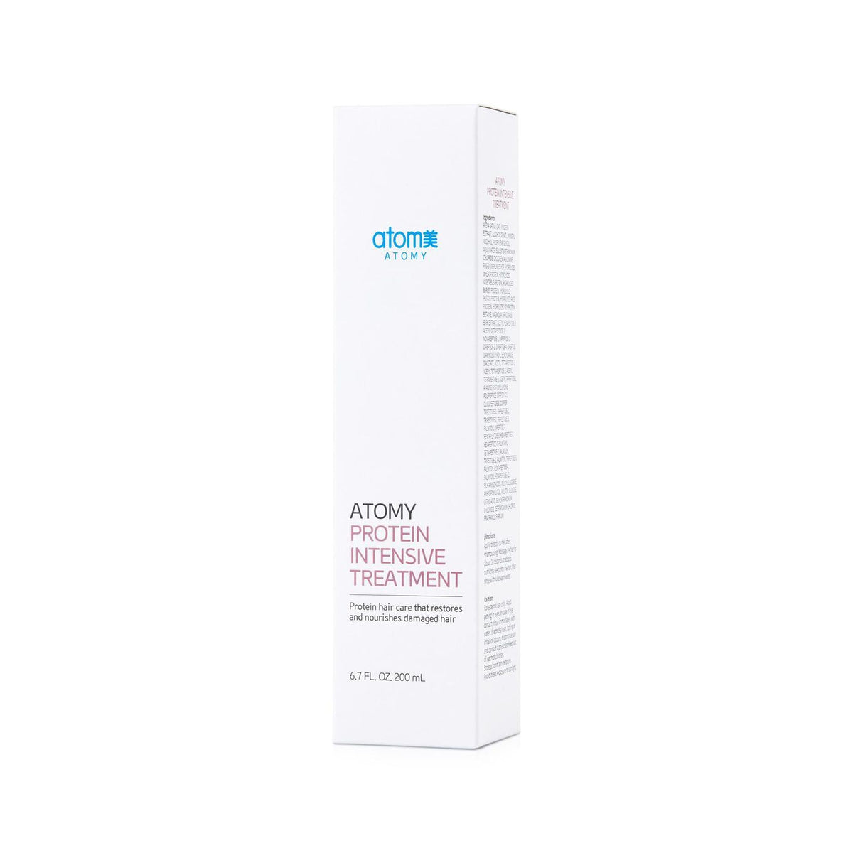 Tratamiento Reparador Capilar Protein Intensive 220 Ml - presentación y envase del producto - Cosmética Coreana Atomy