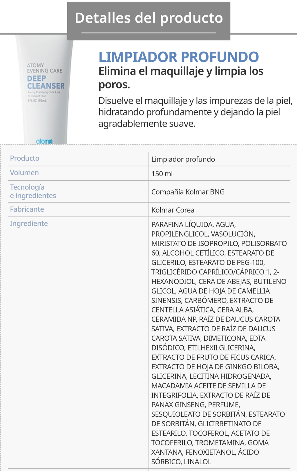 Limpiador facial profundo de Night Care Set Nocturno 4 x 150 ml, 4 Pasos: 2 Limpieza Profunda y 2 Peel-Off, Todo Tipo de Piel - Cosmética Coreana Atomy