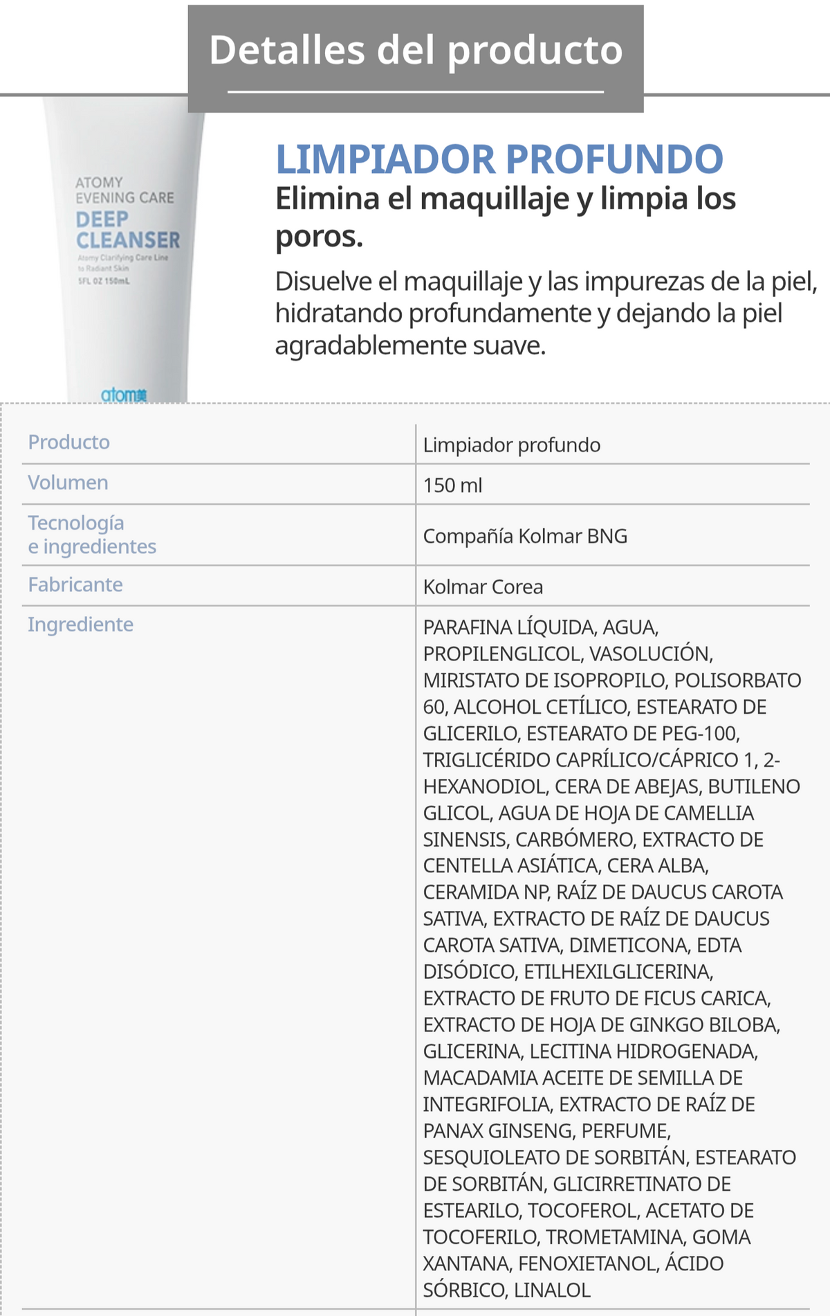 Limpiador facial profundo de Night Care Set Nocturno 4 x 150 ml, 4 Pasos: 2 Limpieza Profunda y 2 Peel-Off, Todo Tipo de Piel - Cosmética Coreana Atomy