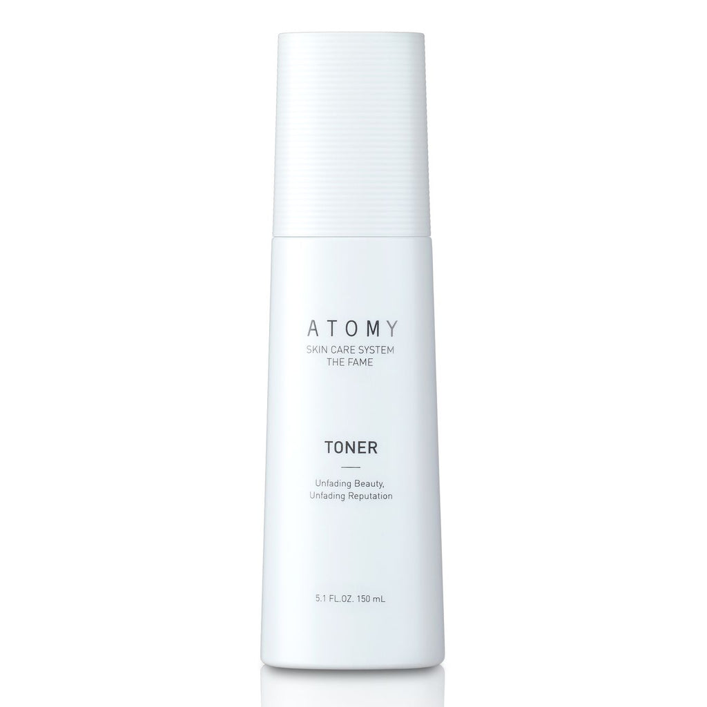 Tónico de Set Facial Completo -40 Años The Fame: Tónico, Esencia, Loción, Crema Nutritiva y Contorno de Ojos - Cosmética Coreana Atomy